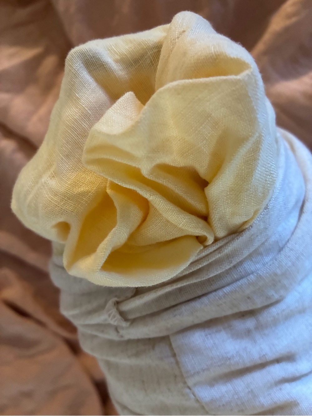 Bed Threads 100% Flax Linen FITTED sheet KING IN Limoncello - Picture 4 of 8